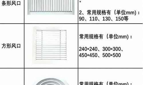 空调风口尺寸_卧室中央空调出风口尺寸